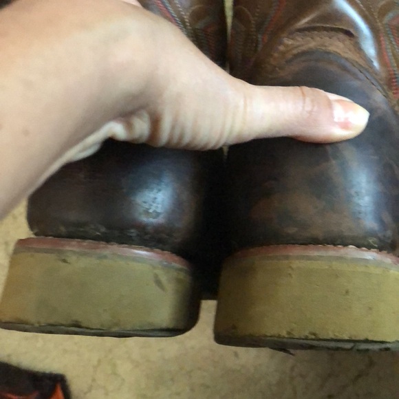 Double-H Boots Mens Size 12 Antonio Earthquake Rust Brown Leather EH Work - Picture 14 of 14